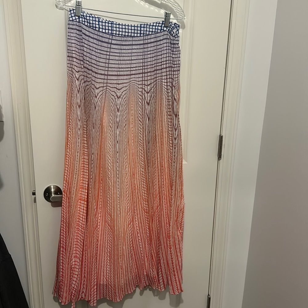 NWOT anthropologie Geisha Designs multicolored maxi skirt SIZE 8